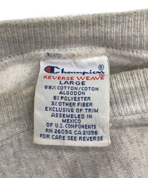 Champion（チャンピオン）Champion (チャンピオン) リバースウィーブスウェット グレー サイズ:Lの古着・服飾アイテム