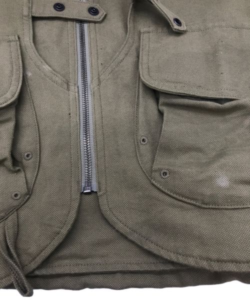 Snow peak（スノーピーク）snow peak (スノーピーク) TAKIBI Duck Vest オリーブ サイズ:Sの古着・服飾アイテム