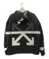 MONCLER (モンクレール) OFFWHITE (オフホワイト) リフレクティブロゴプリントブルゾン ブラック サイズ:2：40000円