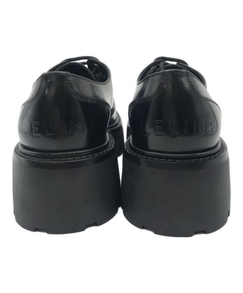 CELINE（セリーヌ）CELINE (セリーヌ) バルキー ダービースタッズシューズ ブラック サイズ:24.5㎝の古着・服飾アイテム