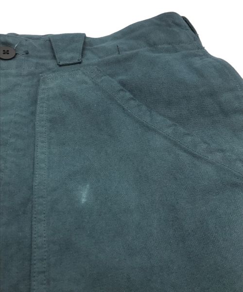 YOKE（ヨーク）YOKE (ヨーク) GARMENT DYE WORK PANTS グリーン サイズ:3の古着・服飾アイテム