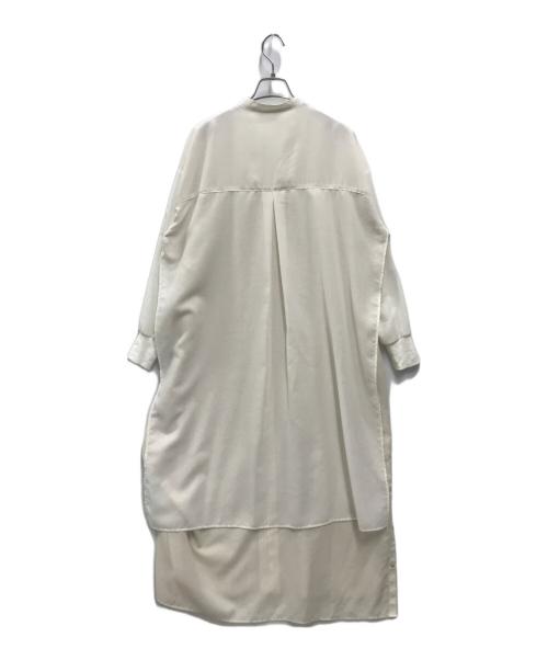 Parc.1（パルクアン）Parc.1 (パルクアン) Sheer layered Shirt One-Piece ホワイト サイズ:1の古着・服飾アイテム