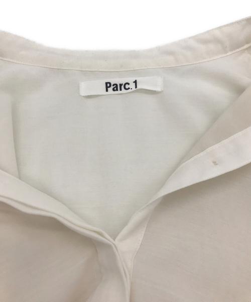 Parc.1（パルクアン）Parc.1 (パルクアン) Sheer layered Shirt One-Piece ホワイト サイズ:1の古着・服飾アイテム