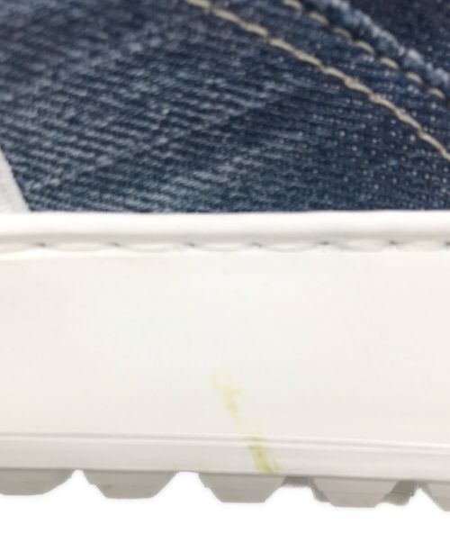 Roger Vivier（ロジェ ヴィヴィエ）Roger Vivier (ロジェ ヴィヴィエ) ストラス バックル デニム スニーカー インディゴ サイズ:SIZE37の古着・服飾アイテム