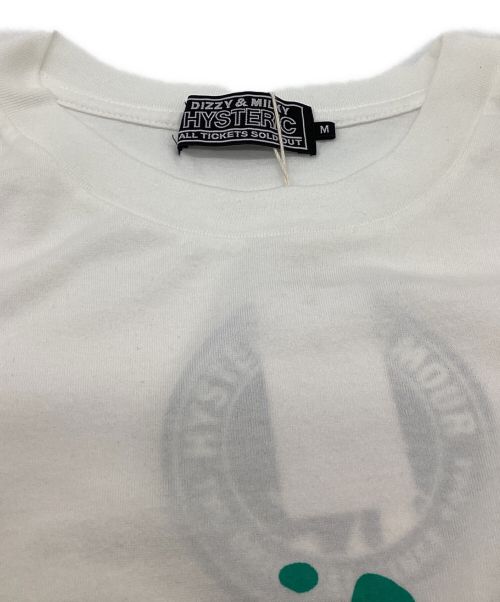 Hysteric Glamour（ヒステリックグラマー）Hysteric Glamour (ヒステリックグラマー) KISSIN' HYSTERIC Tシャツ ホワイト サイズ:Mの古着・服飾アイテム