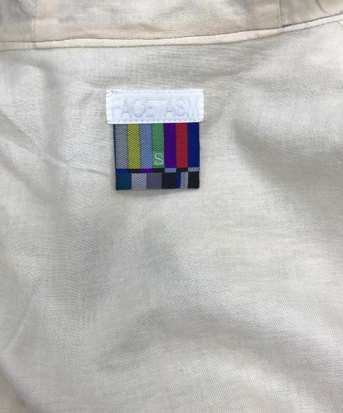 FACETASM（ファセッタズム）FACETASM (ファセッタズム) ナイロンデニムプリントジャケット ブルー サイズ:Sの古着・服飾アイテム