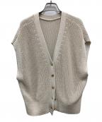 Nobleノーブル）の古着「Newペーパーヤーンベスト」｜グレー