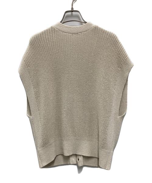 Noble（ノーブル）Noble (ノーブル) Newペーパーヤーンベスト グレー サイズ:FREEの古着・服飾アイテム