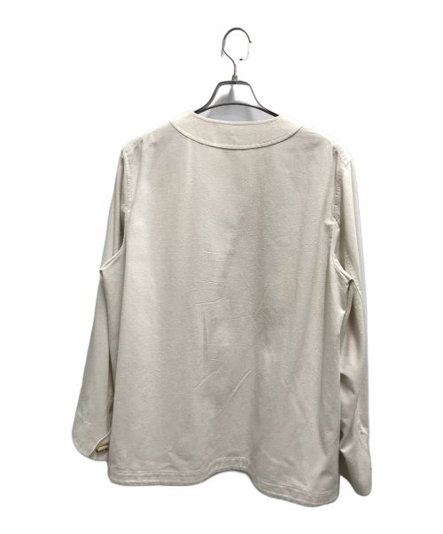 IRENISA（イレニサ）IRENISA (イレニサ) スクエアネックプルオーバーシャツ ベージュ サイズ:2の古着・服飾アイテム