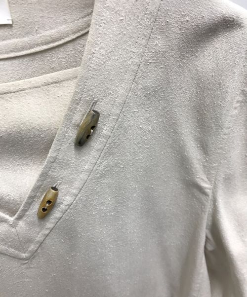 IRENISA（イレニサ）IRENISA (イレニサ) スクエアネックプルオーバーシャツ ベージュ サイズ:2の古着・服飾アイテム