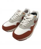 NIKEナイキ）の古着「Wmns Air Max 1 "Rugged Orange and Sail"」｜ホワイト×ブラウン