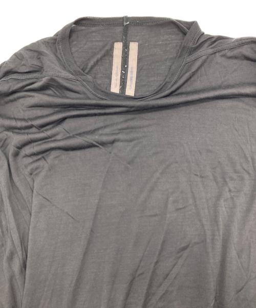 RICK OWENS（リックオウエンス）RICK OWENS (リックオウエンス) レーヨンシルクロングカットソー ブラック サイズ:SIZE 38の古着・服飾アイテム