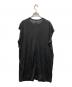 RICK OWENS (リックオウエンス) レーヨンシルクロングカットソー ブラック サイズ:SIZE 38：14000円