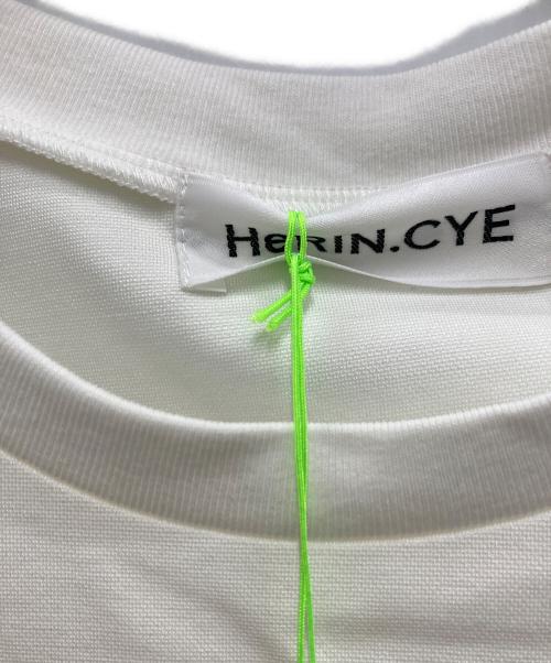 HeRIN.CYE（ヘリンドットサイ）HeRIN.CYE (ヘリンドットサイ) Asymmetry Ponte tops ホワイト サイズ:FREEの古着・服飾アイテム