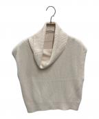 HER LIP TOハーリップトゥ）の古着「Drape Neck Sleeveless Knit」｜アイボリー