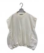 HeRIN.CYEヘリンドットサイ）の古着「Egg tops」｜ホワイト