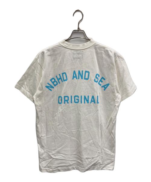 NEIGHBORHOOD（ネイバーフッド）NEIGHBORHOOD (ネイバーフッド) WIND AND SEA (ウィンダンシー) NHWDS-3 / C-TEE.SS ホワイト サイズ:Lの古着・服飾アイテム