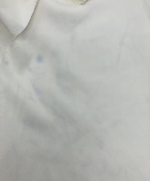 cygne（シーニュ）cygne (シーニュ) Ruffle Tank Short Sleeve Blouse ホワイトの古着・服飾アイテム