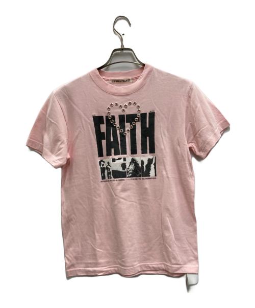 PRANK PROJECT（プランクプロジェクト）PRANK PROJECT (プランクプロジェクト) Heart Eyelet FAITH-TEE ピンク サイズ:FREEの古着・服飾アイテム