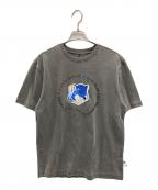 maison kitsune×ADER errorメゾンキツネ×アーダーエラー）の古着「刺繍Tシャツ」｜グレー