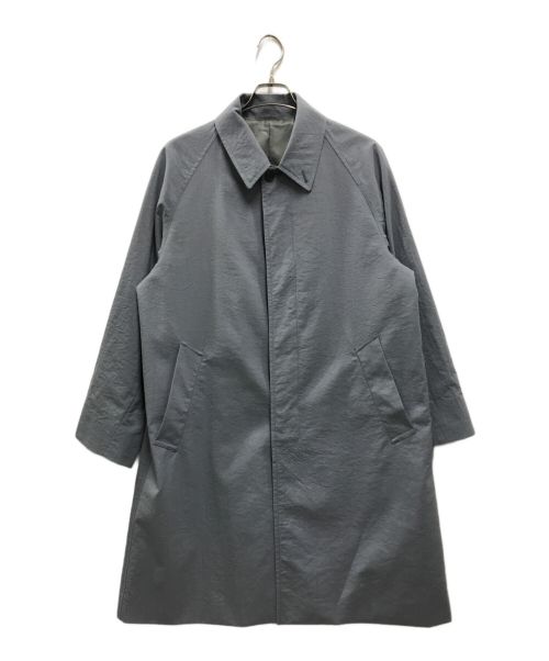 green label relaxing（グリーンレーベルリラクシング）green label relaxing (グリーンレーベルリラクシング) ナイロンオックス ラグラン ステンカラーコート ブルー サイズ:Mの古着・服飾アイテム