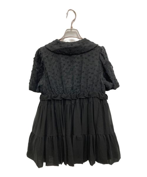 rosy monster（ロージーモンスター）rosy monster (ロージーモンスター) チュールチュニック ブラック サイズ:FREEの古着・服飾アイテム