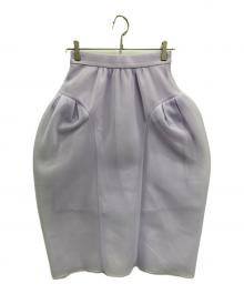 bow.a（ボウ・エー）の古着「SHEER SKIRT」｜パープル