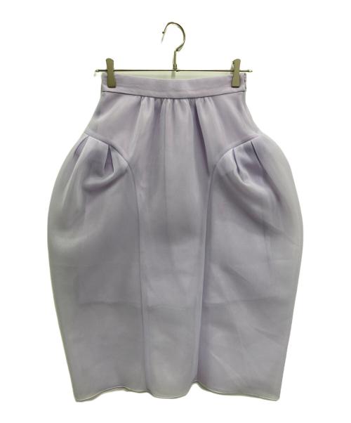 bow.a（ボウ・エー）bow.a (ボウ・エー) SHEER SKIRT パープル サイズ:Sの古着・服飾アイテム