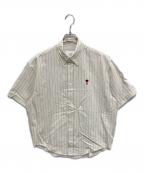 AMIPARISアミパリス）の古着「Embroidered Logo Shirt」｜グレー