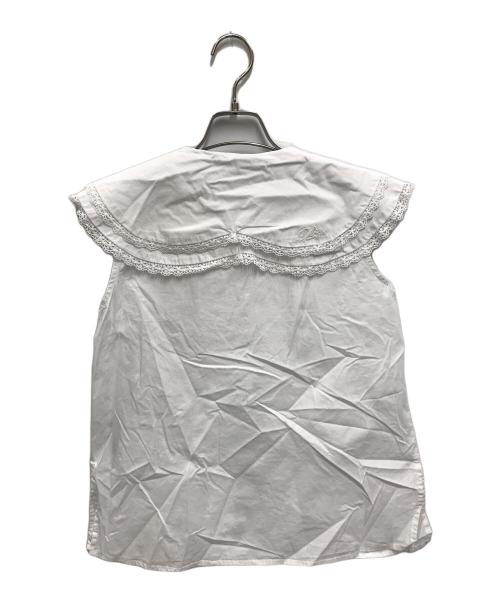 Bibiy.（ビビィ）Bibiy. (ビビィ) AMOUR COLLAR BLOUSE ホワイト サイズ:FREEの古着・服飾アイテム