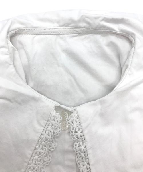 Bibiy.（ビビィ）Bibiy. (ビビィ) AMOUR COLLAR BLOUSE ホワイト サイズ:FREEの古着・服飾アイテム