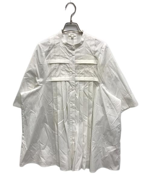 ENFOLD（エンフォルド）ENFOLD (エンフォルド) CENTER DRAPE PULLOVER ホワイト サイズ:38の古着・服飾アイテム