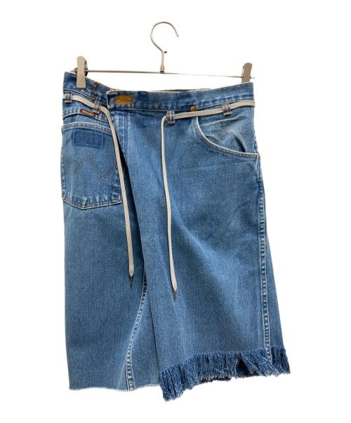 MAISON EUREKA（メゾンエウレカ）MAISON EUREKA (メゾンエウレカ) VINTAGE REWORK BIGGY SHORTS インディゴ サイズ:FREEの古着・服飾アイテム