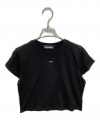 GOD SELECTION XXXゴッドセレクショントリプルエックス）の古着「LOGO CROPPRD TEE」｜ブラック
