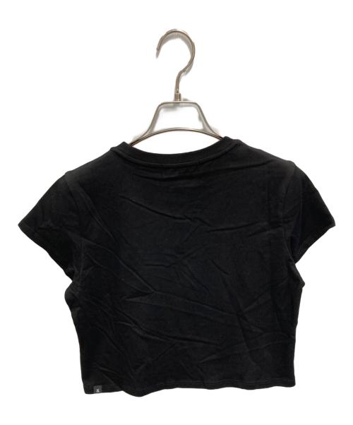 GOD SELECTION XXX（ゴッドセレクショントリプルエックス）GOD SELECTION XXX (ゴッドセレクショントリプルエックス) LOGO CROPPRD TEE ブラック サイズ:FREEの古着・服飾アイテム