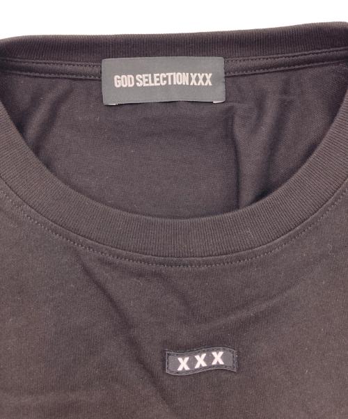 GOD SELECTION XXX（ゴッドセレクショントリプルエックス）GOD SELECTION XXX (ゴッドセレクショントリプルエックス) LOGO CROPPRD TEE ブラック サイズ:FREEの古着・服飾アイテム