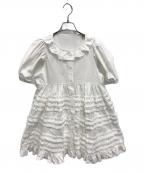 rosy monsterロージーモンスター）の古着「gorgeous mini frill tunic」｜ホワイト