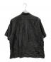 COMOLI (コモリ) ウールシルク 半袖オープンカラーシャツ ブラック サイズ:2：27000円