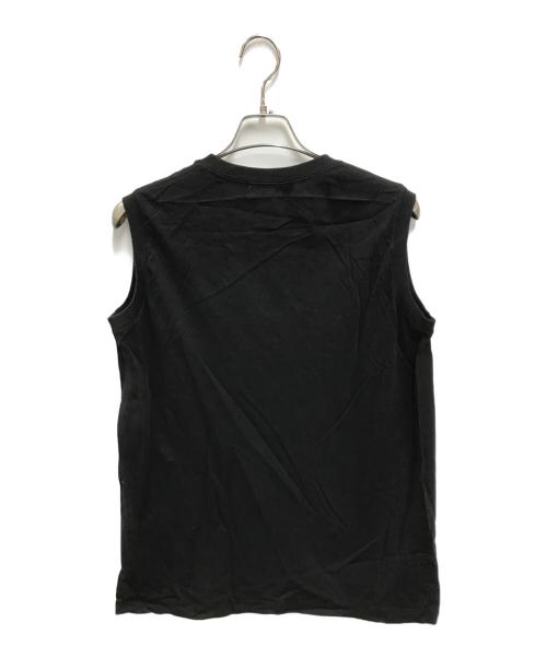 COMOLI（コモリ）COMOLI (コモリ) コットンジャージ ノースリーブTシャツ ブラック サイズ:2の古着・服飾アイテム