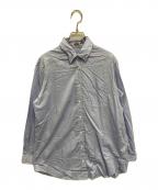 MUSE de Deuxieme Classeミューズ ドゥーズィエム クラス）の古着「ロングレギュラーシャツ」｜ブルー