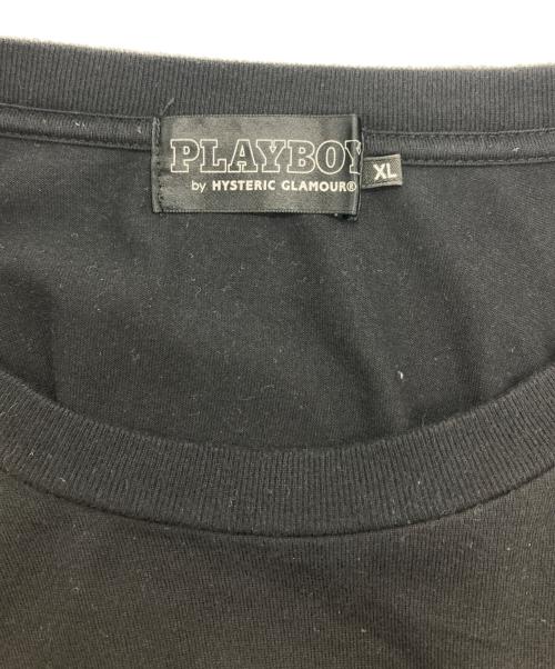 Hysteric Glamour（ヒステリックグラマー）Hysteric Glamour (ヒステリックグラマー) PLAY BOY (プレイボーイ) HYSTERIC ARROW TEE ブラック サイズ:XLの古着・服飾アイテム