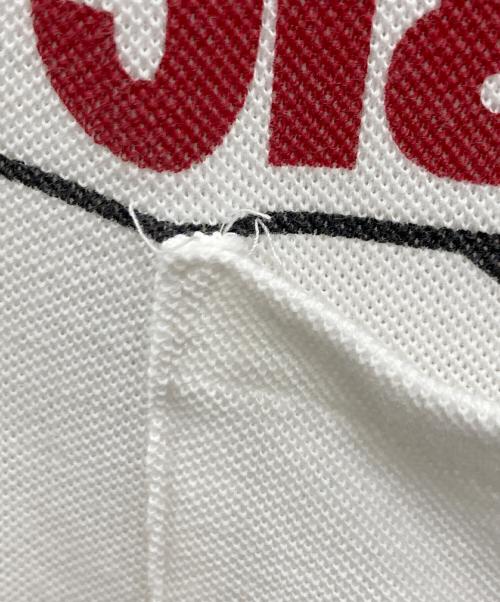 Hysteric Glamour（ヒステリックグラマー）Hysteric Glamour (ヒステリックグラマー) BAD GIRLプリントビッグポロシャツ ホワイト サイズ:Lの古着・服飾アイテム