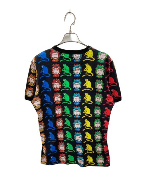 DOLCE & GABBANA（ドルチェ＆ガッバーナ）DOLCE & GABBANA (ドルチェ＆ガッバーナ) 総柄プリントTEE ブラック サイズ:50の古着・服飾アイテム