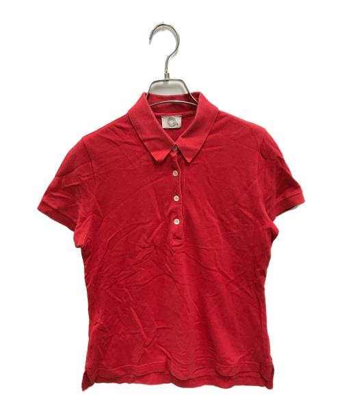 HERMES SELLIER（エルメス）HERMES SELLIER (エルメス) ポロシャツ レッド サイズ:Mの古着・服飾アイテム