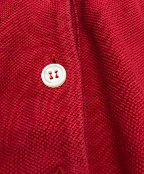 HERMES SELLIER（エルメス）HERMES SELLIER (エルメス) ポロシャツ レッド サイズ:Mの古着・服飾アイテム