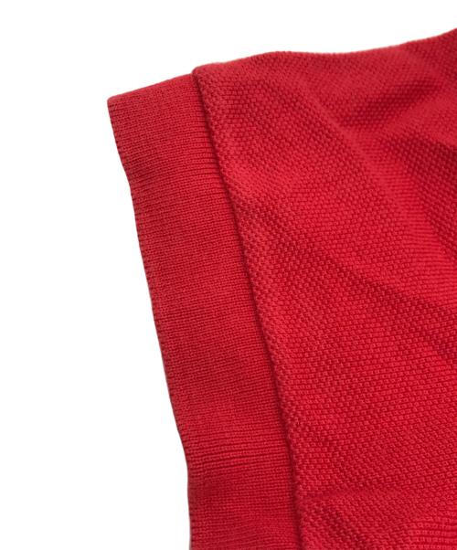HERMES SELLIER（エルメス）HERMES SELLIER (エルメス) ポロシャツ レッド サイズ:Mの古着・服飾アイテム