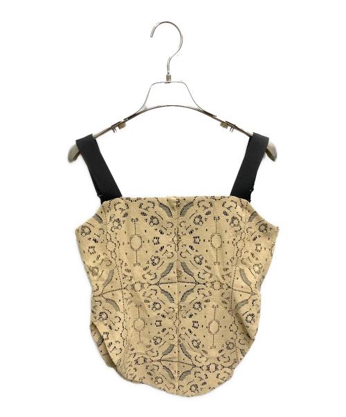 Ameri（アメリ）Ameri (アメリ) MODUALL LACE BUSTIER ベージュ サイズ:S 未使用品の古着・服飾アイテム