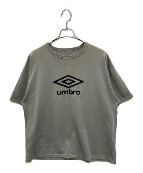 UMBRO（アンブロ）UMBRO (アンブロ) WIND AND SEA (ウィンダンシー) Reversible T-Shirt グレー サイズ:記載なしの古着・服飾アイテム