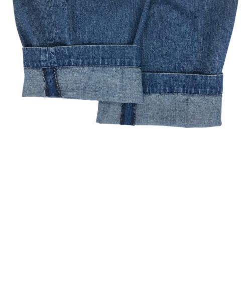Oblada（オブラダ）Oblada (オブラダ) タックデニムパンツ インディゴ サイズ:W24の古着・服飾アイテム