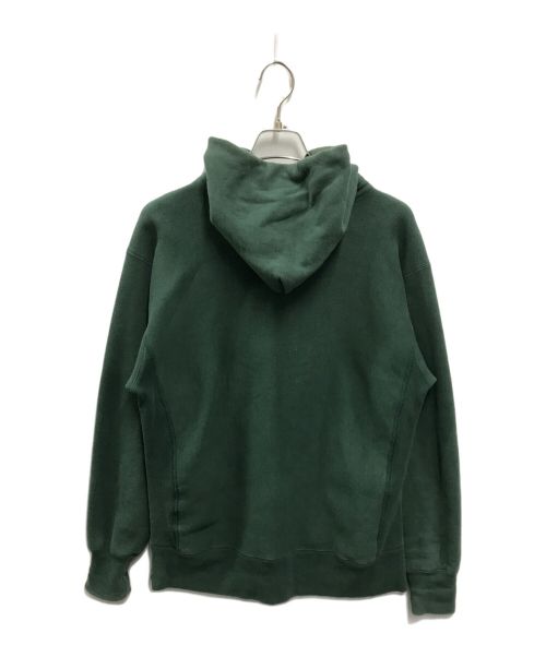 Champion（チャンピオン）Champion (チャンピオン) プルオーバーパーカー グリーン サイズ:Lの古着・服飾アイテム